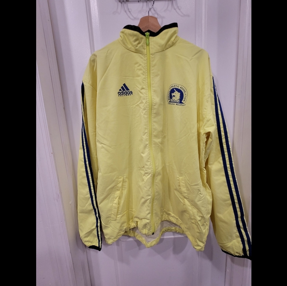 VTG Adidas Equipment 1998 Boston Marathon Mens Windbreaker Jacket